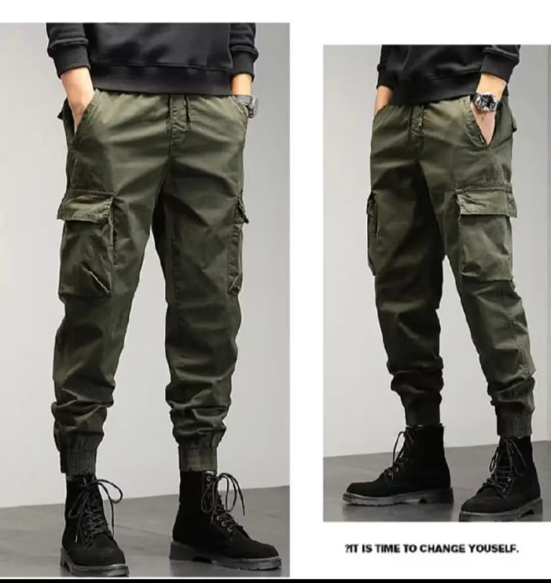 Men’S 6 Pocket Pants | Cargo Trousers for Work & Travel | Casual Outdoor Wear