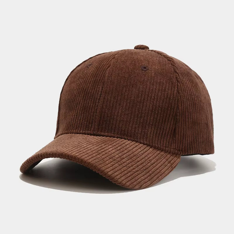 Spring Autumn Corduroy Baseball Cap Unisex Vintage Baseball Hat for Women Men Cap Outdoor Adjustable Hip Hop Sports Baseball Cap