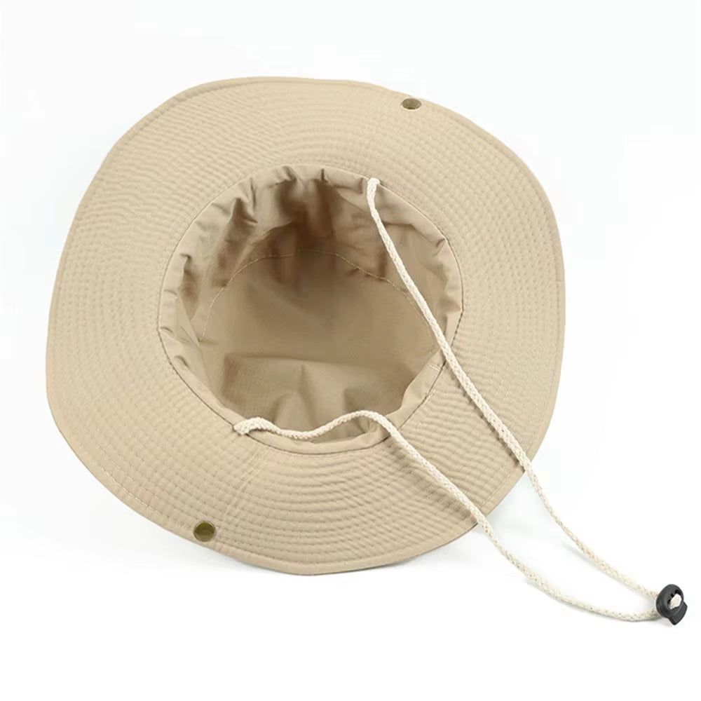 Men & Women Sun Hat Wide Brim Breathable Fishing Cap Men'S Bucket Hats Hiking Jungle Hat Summer Outdoor Camo Caps