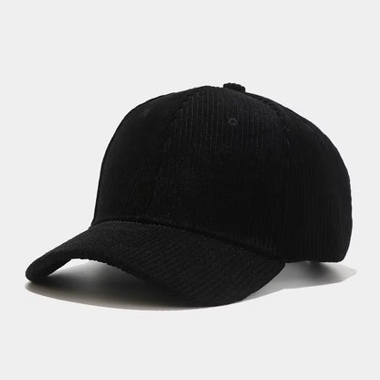 Spring Autumn Corduroy Baseball Cap Unisex Vintage Baseball Hat for Women Men Cap Outdoor Adjustable Hip Hop Sports Baseball Cap