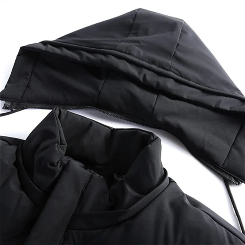 Mens Parkas Winter Warm Jacket Coats Men Fashion Casual Mens Winter Jackets and Coats Fleece Parkas Collar Detachable Clothes