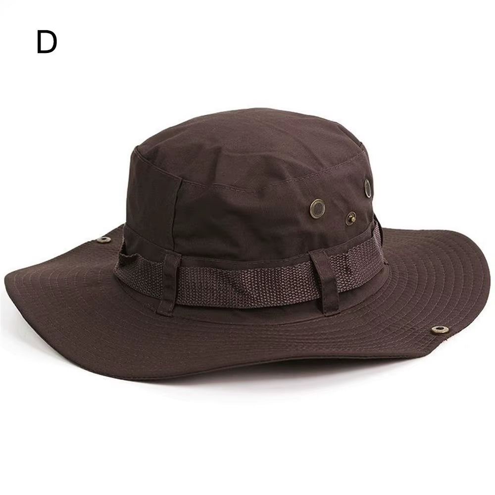Men & Women Sun Hat Wide Brim Breathable Fishing Cap Men'S Bucket Hats Hiking Jungle Hat Summer Outdoor Camo Caps