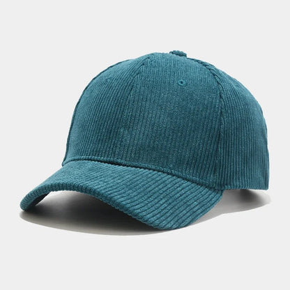 Spring Autumn Corduroy Baseball Cap Unisex Vintage Baseball Hat for Women Men Cap Outdoor Adjustable Hip Hop Sports Baseball Cap