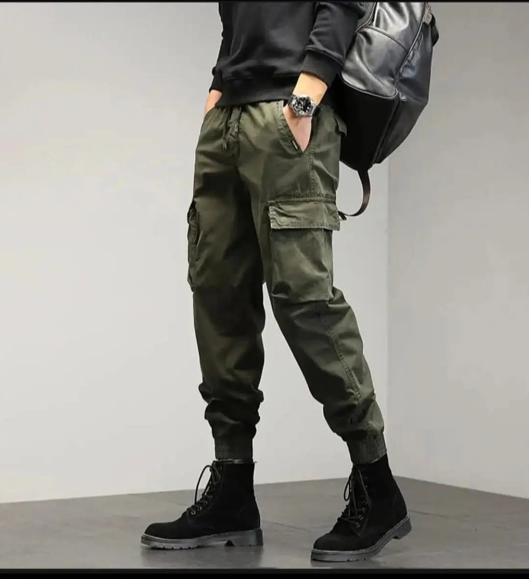 Men’S 6 Pocket Pants | Cargo Trousers for Work & Travel | Casual Outdoor Wear