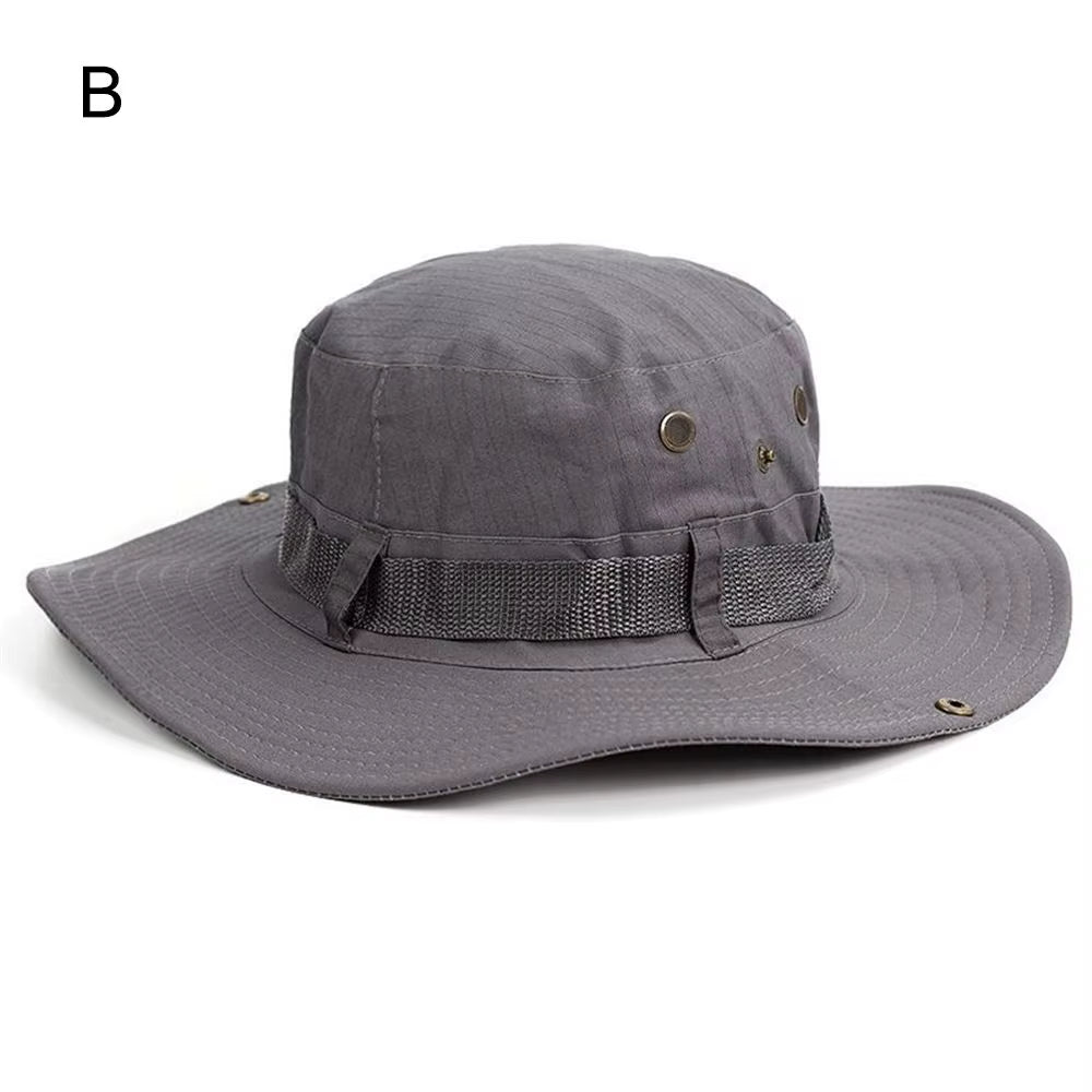Men & Women Sun Hat Wide Brim Breathable Fishing Cap Men'S Bucket Hats Hiking Jungle Hat Summer Outdoor Camo Caps